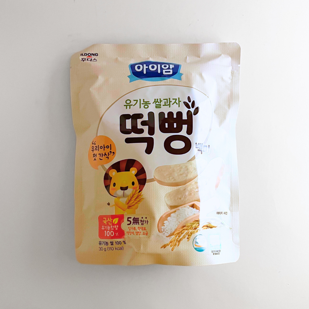 일동후디스 아기농 쌀과자 백미 떡뻥 30G(IDF 大米零食 30G)