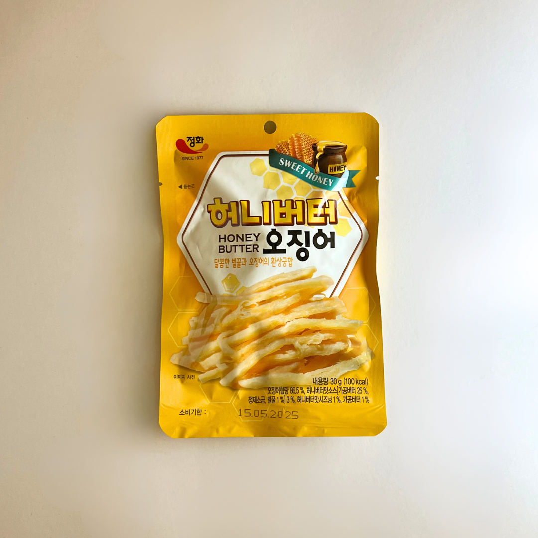 정화 허니버터 오징어 30g(JH 蜂蜜黄油鱿鱼 30g)