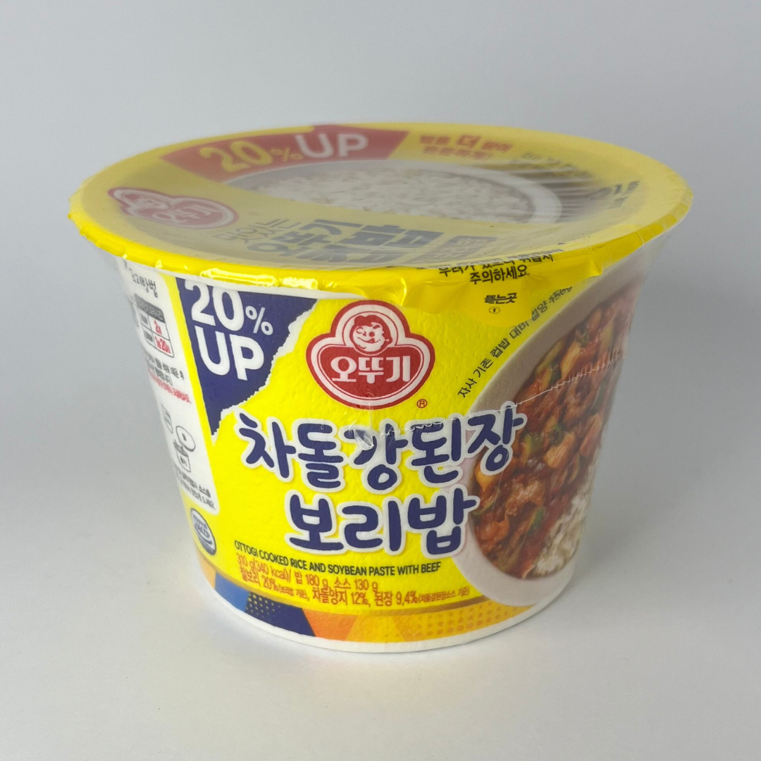 오뚜기 컵밥 차돌강된장 보리밥 310g(OTG 牛肉酱饭 310g)