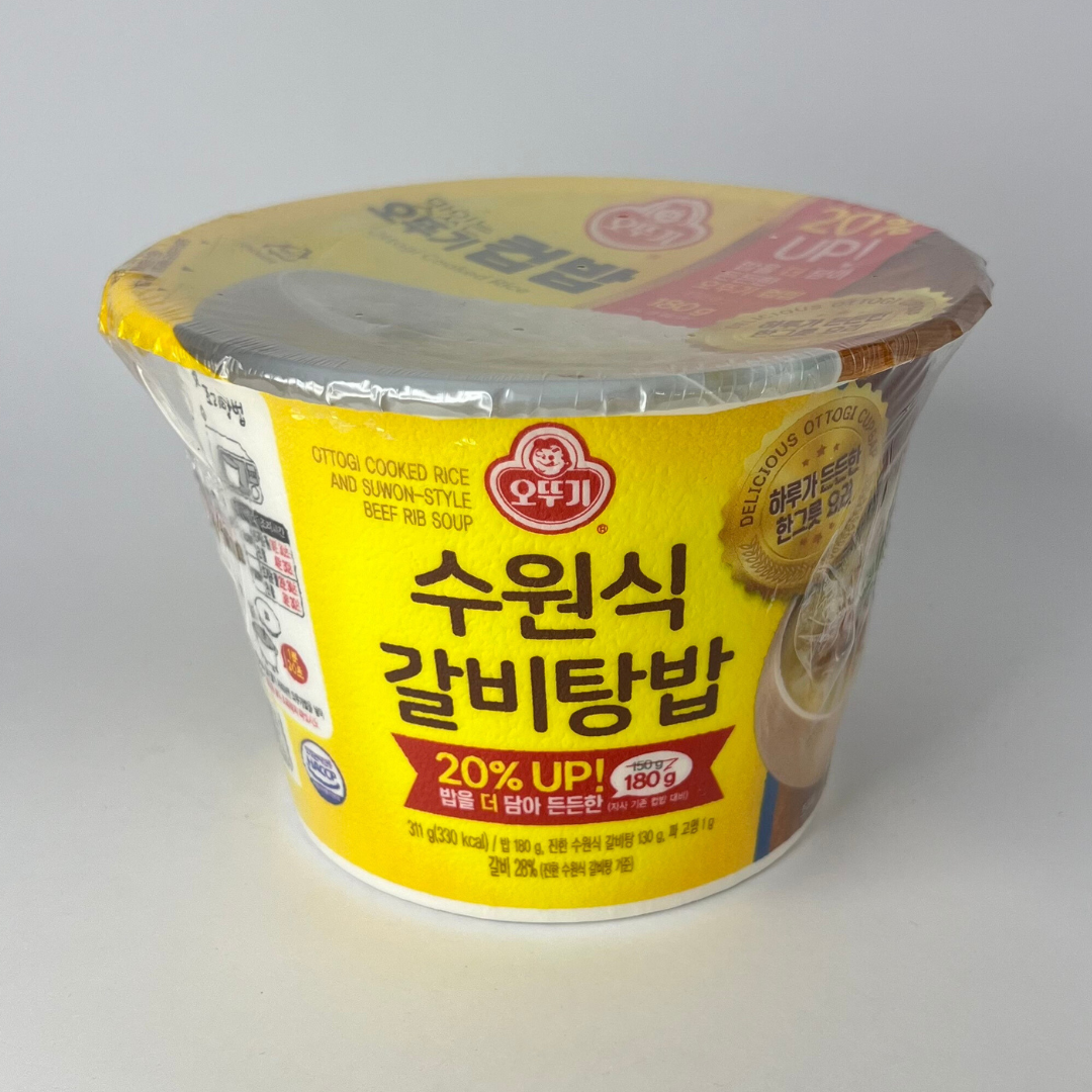 오뚜기 컵밥 수원식갈비탕밥 311G(OTG米饭牛肋骨汤311G)