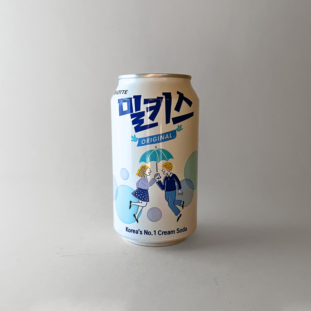 롯데 밀키스 340ml(LT Milkis 奶油汽水 340ml)