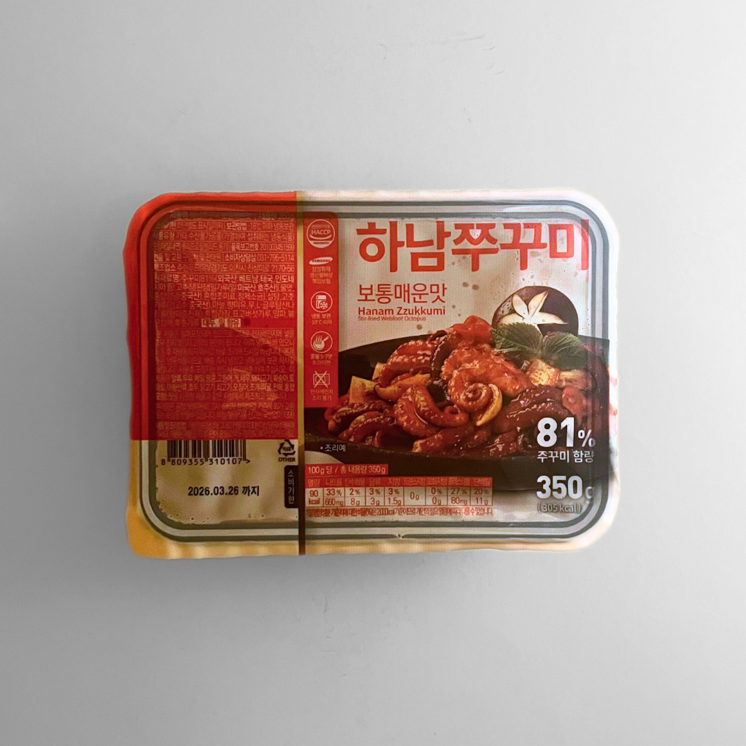하남 쭈꾸미 보통맛 350G(HN Webfoot Octopus Mild 350G)