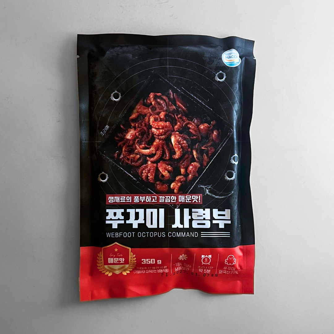 빌카 쭈꾸미 사령부(매운맛) 350g(Bilka Seasoned Webfoot Octopus(Spicy) 350g)