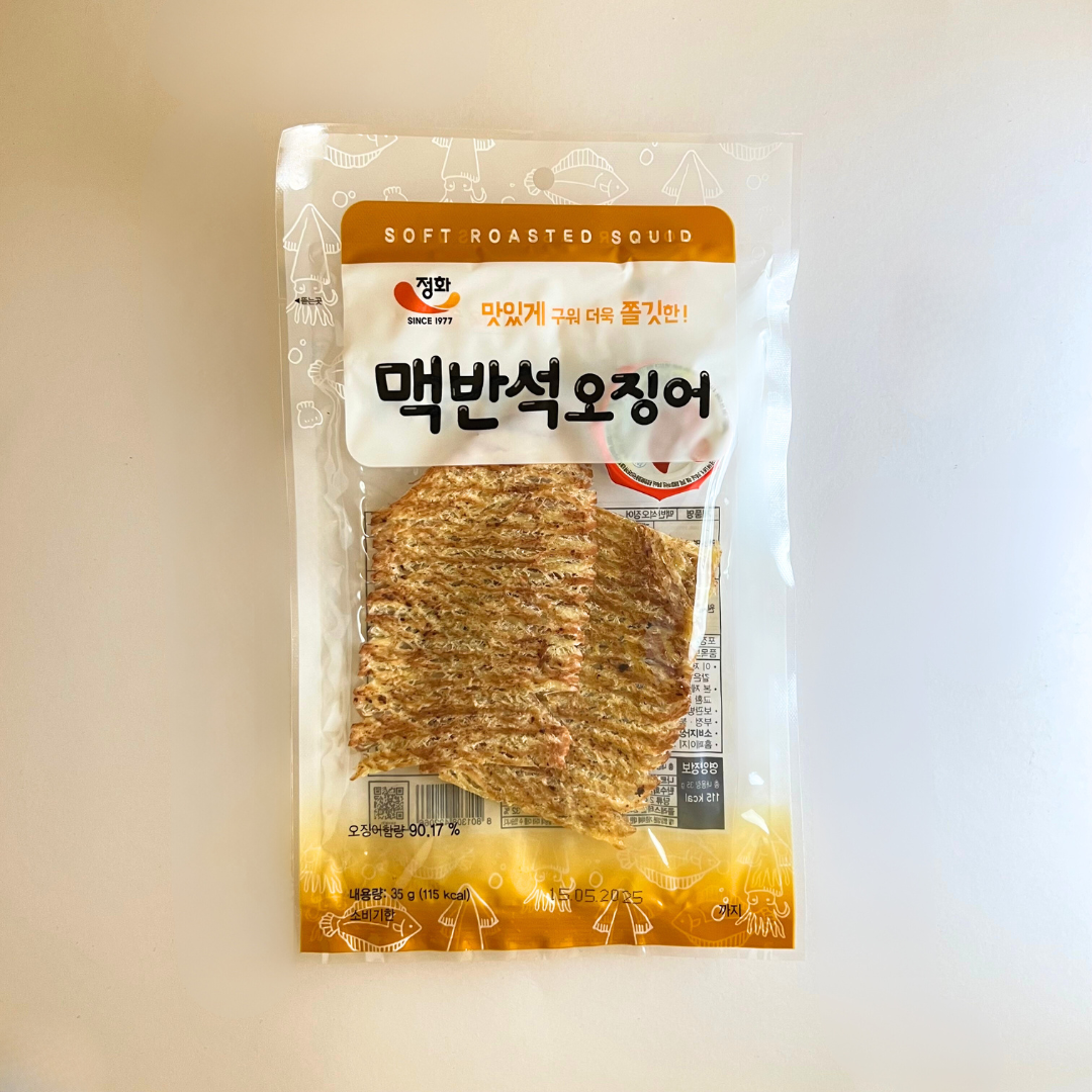 정화 맥반석 오징어 35G(JH Roasted Squid Mac 35G) – HanGaWee