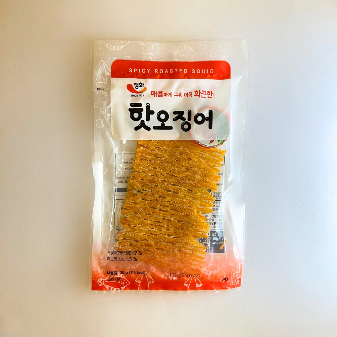 정화 핫 오징어 35g(JH 烤鱿鱼 35g)