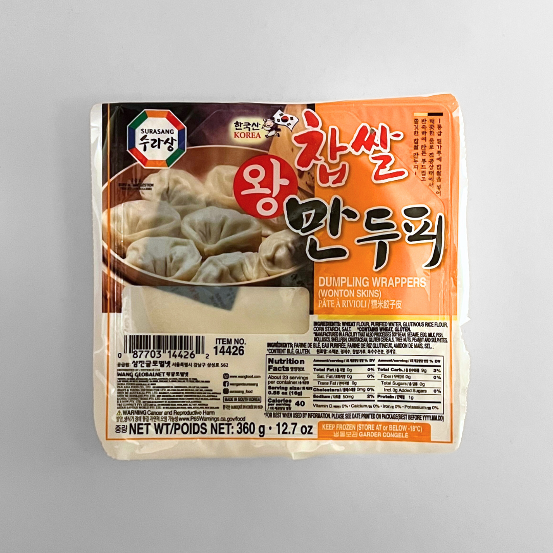 수라 찹쌀왕만두피 360g(苏拉饺子皮360g)