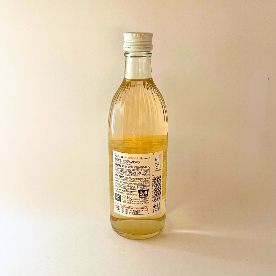 처음처럼 새로 제로슈і 살구 360ml(CC Saero 零糖杏子 360ml)