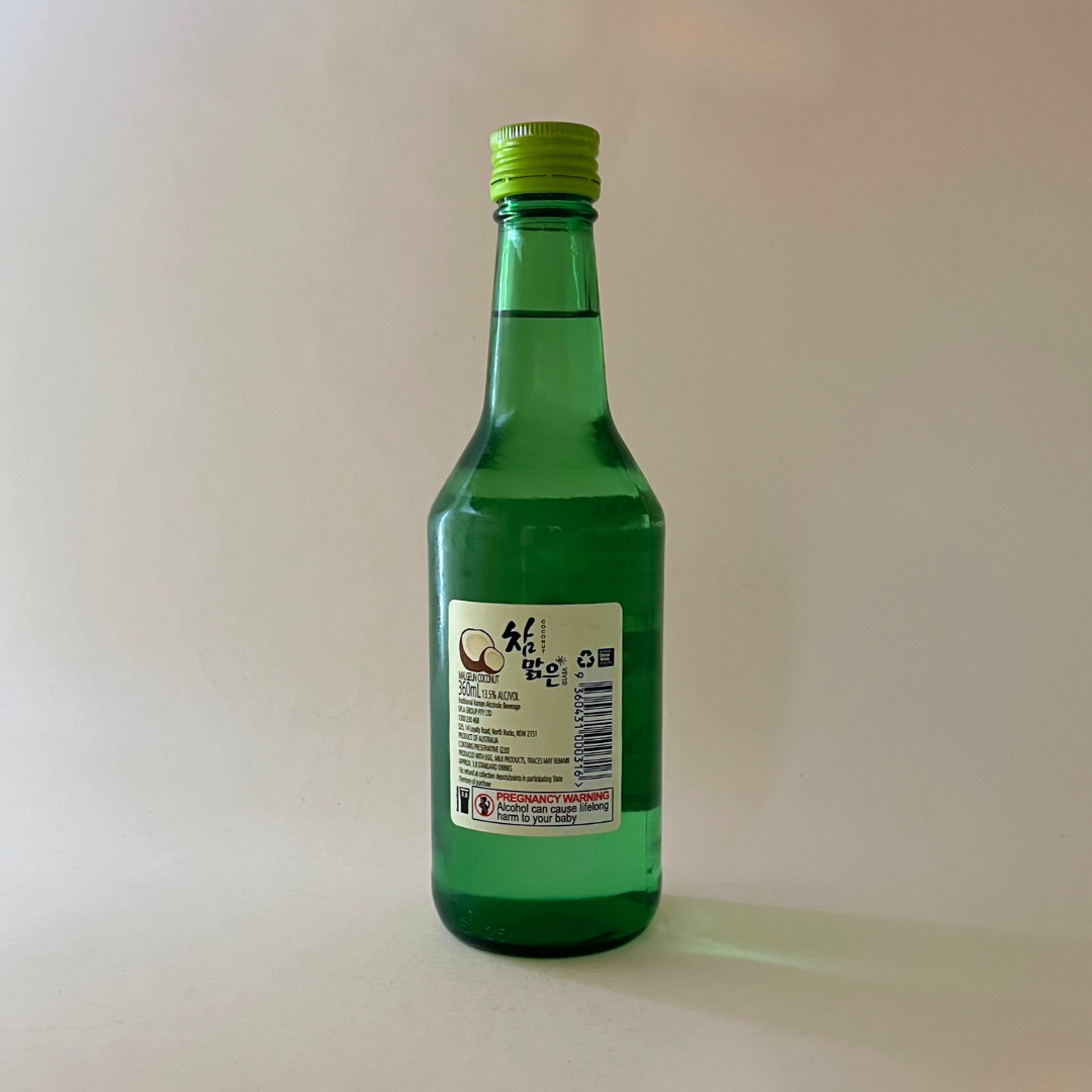 참맑은소주 코코넛 360ml(Charm Soju Coconut 360ML)