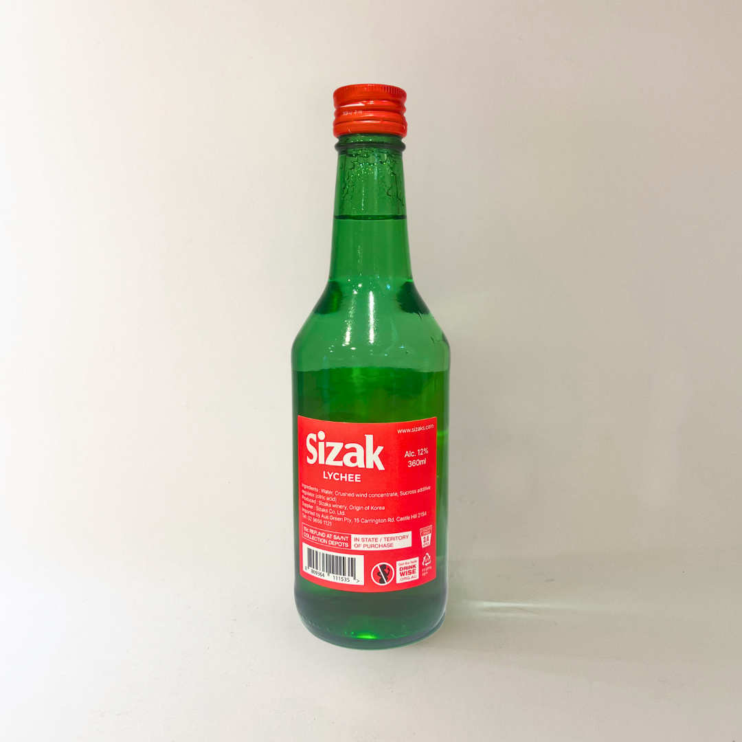 시작 소주 리치 360ml(Sizak Soju Lychee)