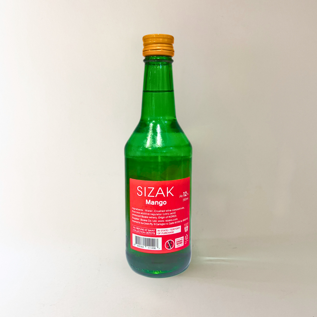 시작 소주 망고 360ml(Sizak Soju Mango)