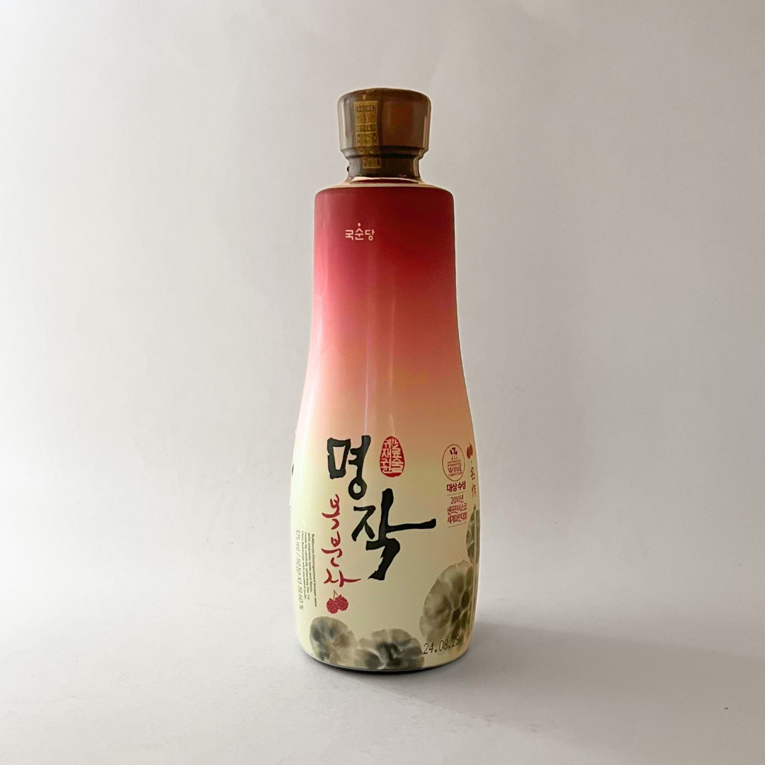 국순당 명작 복분자 375ml(KSD明雀韩国覆盆子酒 375ml)