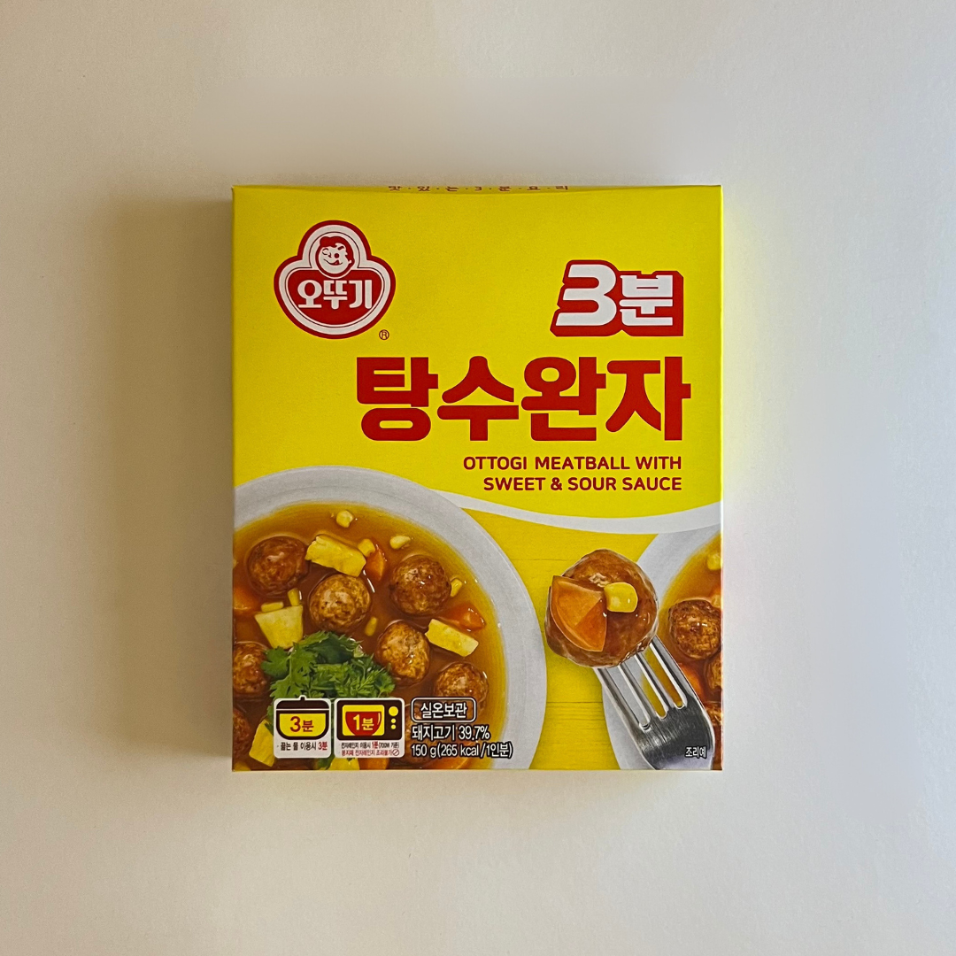 오뚜기 3분 탕수완자 150g(OTG 3min 肉丸配糖醋酱 150g)