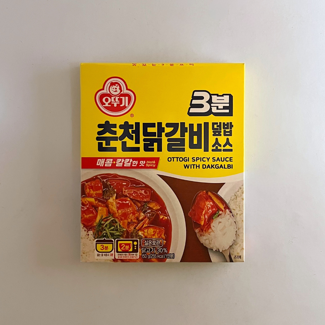 오뚜기 3분 춘천닭갈비 150g(OTG 3min 辣鸡 150g)