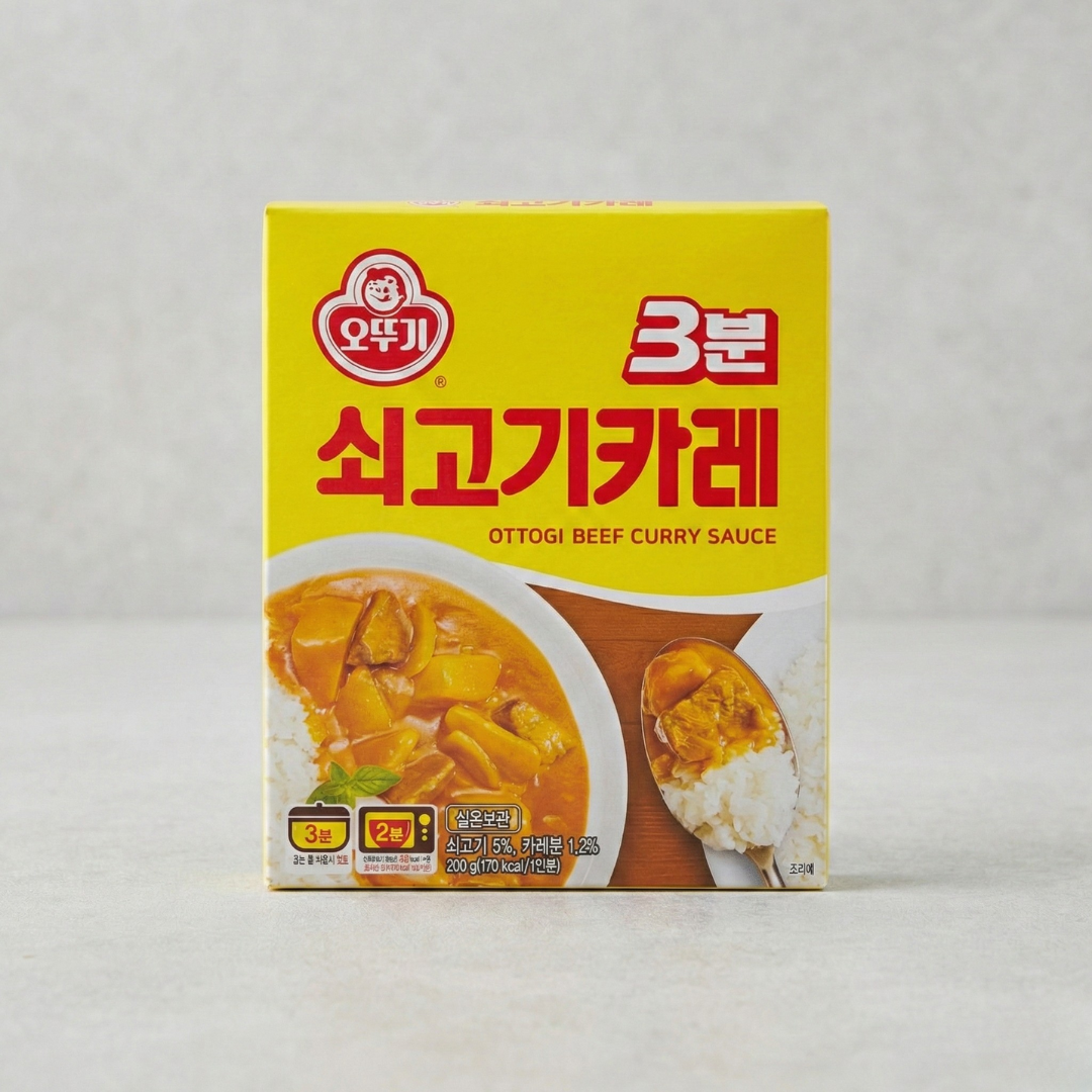 오뚜기 3분 쇠고기 카레 200g(OTG 3min Beef Curry 200g)