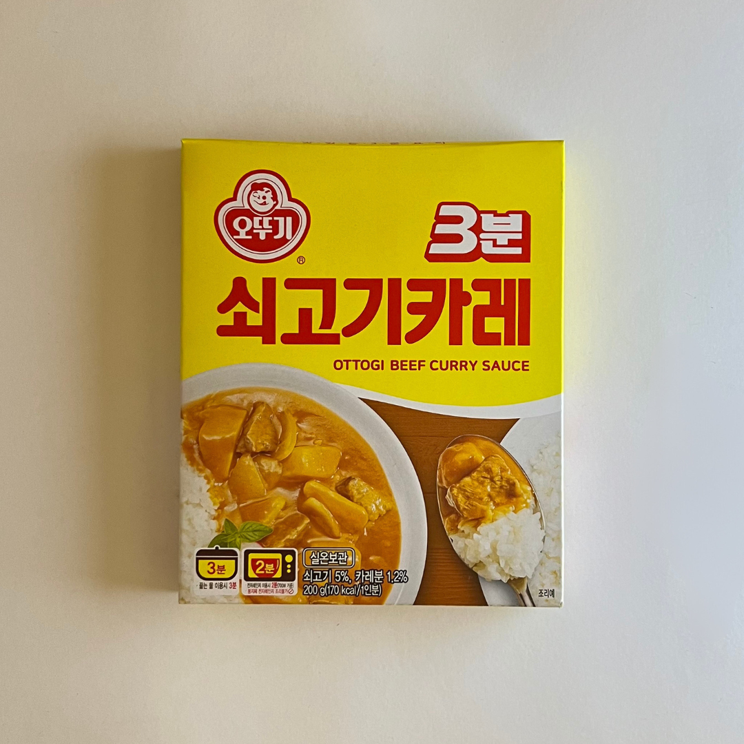 오뚜기 3분 쇠고기 카레 200g(OTG 3min 咖喱牛肉 200g)