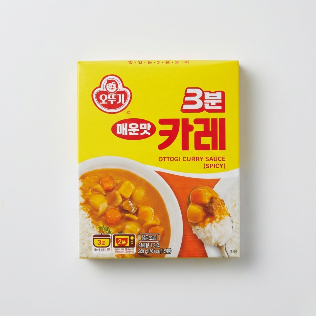 오뚜기 3분 카레 매운맛 200g(OTG 3min Curry Hot 200g)