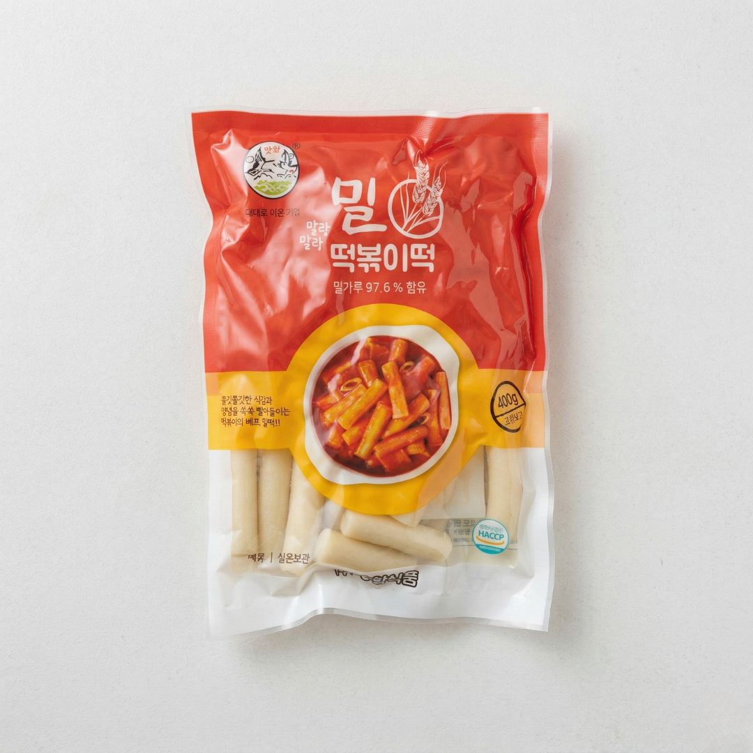 송학 말랑말랑 밀떡볶이떡 400G(SH Wheat Flour Cake Stick 400G)