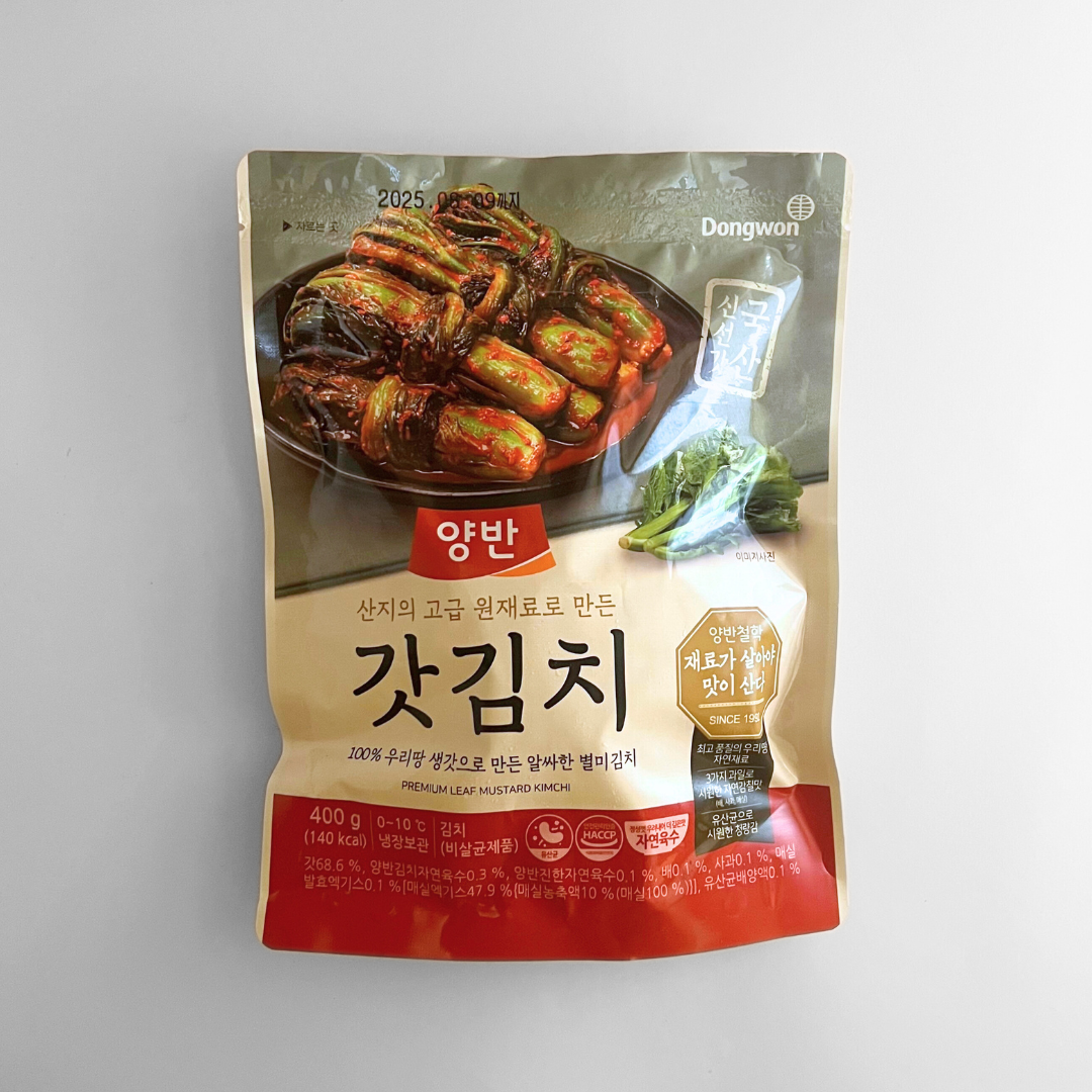 동원 양반 갓김치 400g(DW 优质芥末泡菜 400g)