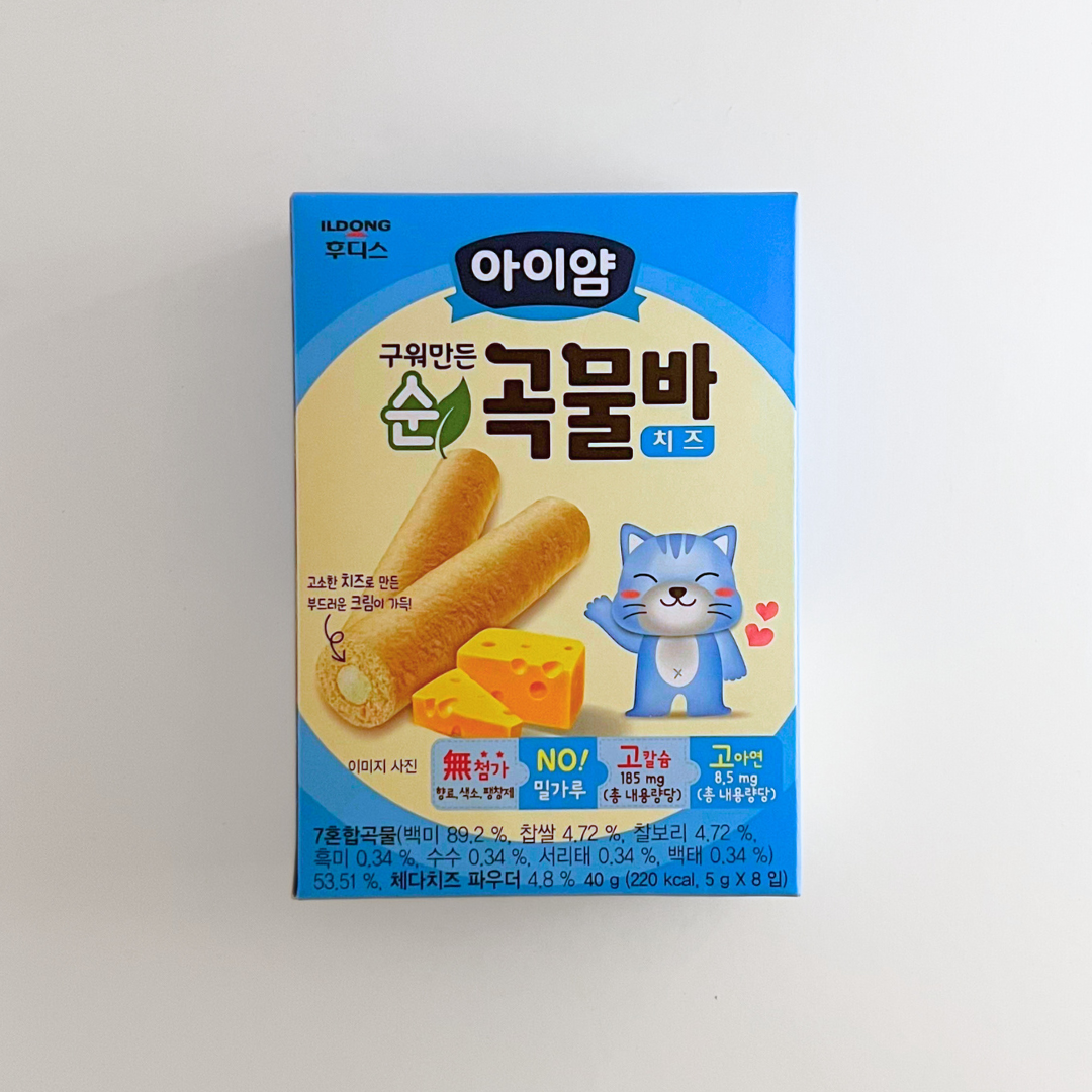 일동후디스 아동얌 구워만든 순곡물바 치즈 40G(IDF 谷物棒奶酪 40G)