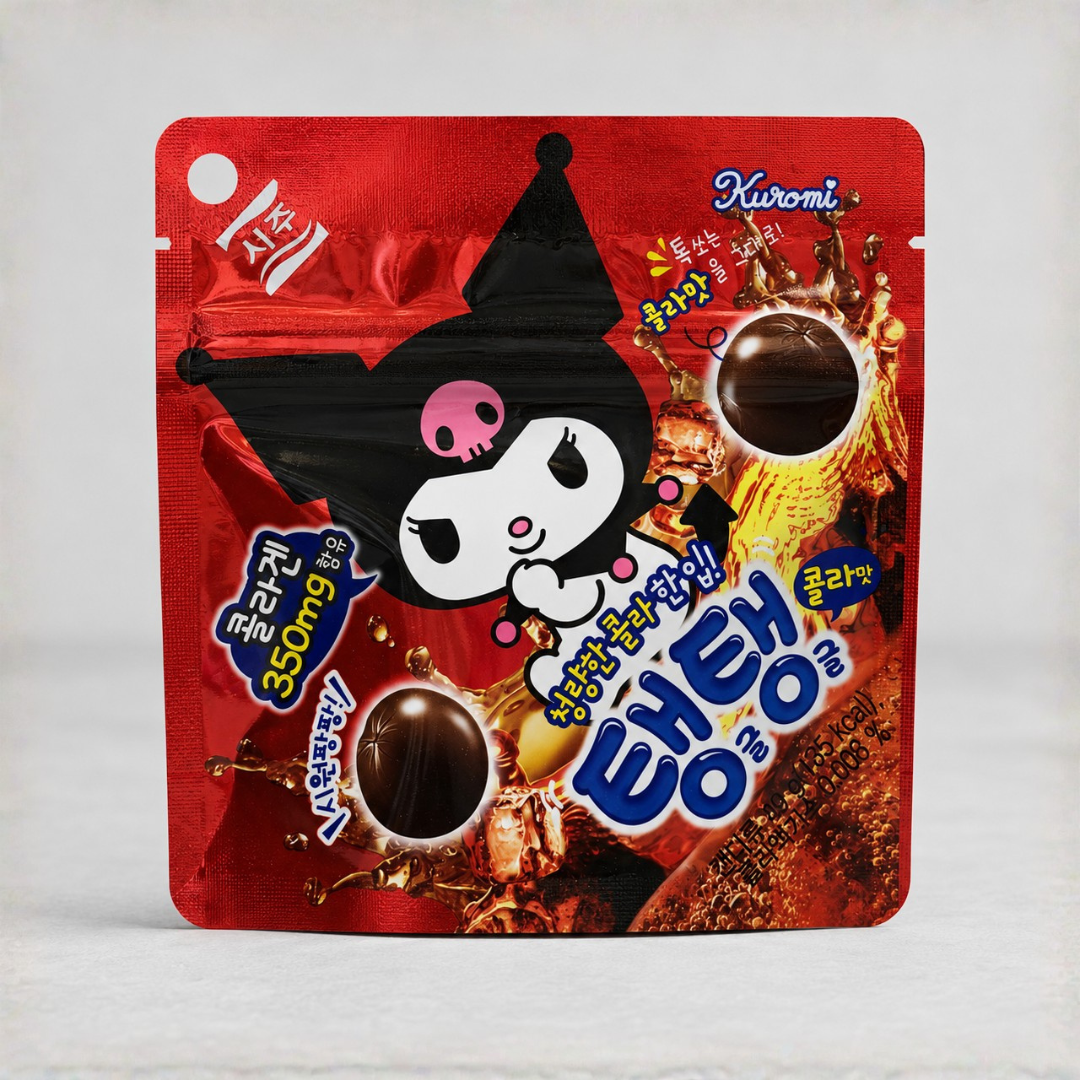 서주 산리오 탱글탱글 젤리 콜라맛 쿠로미 40G(SJ SANRIO PLUMP JELLY COLA 40G)