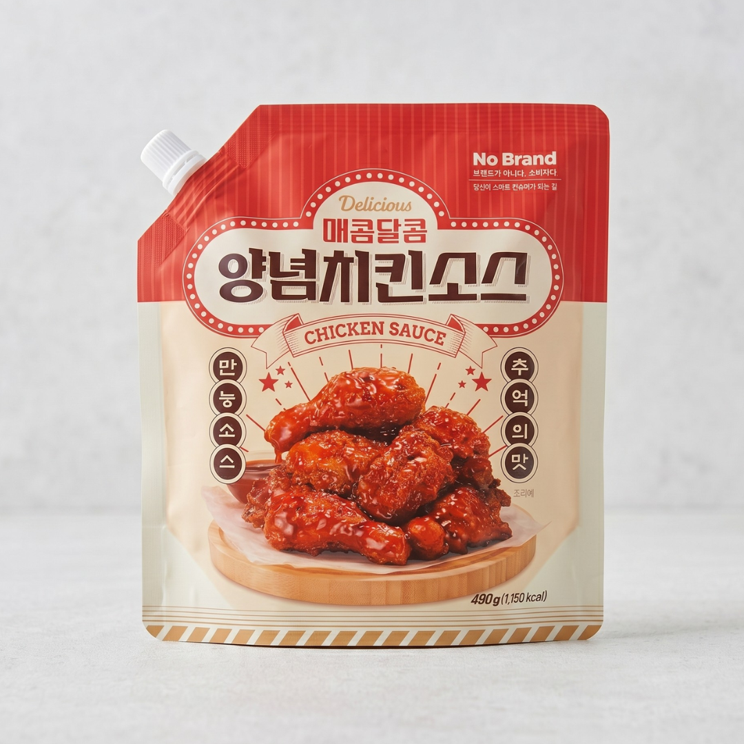 노브랜드 매콤달콤 양념치킨소스 490G(NB HOT & SWEET CHICKEN SAUCE)