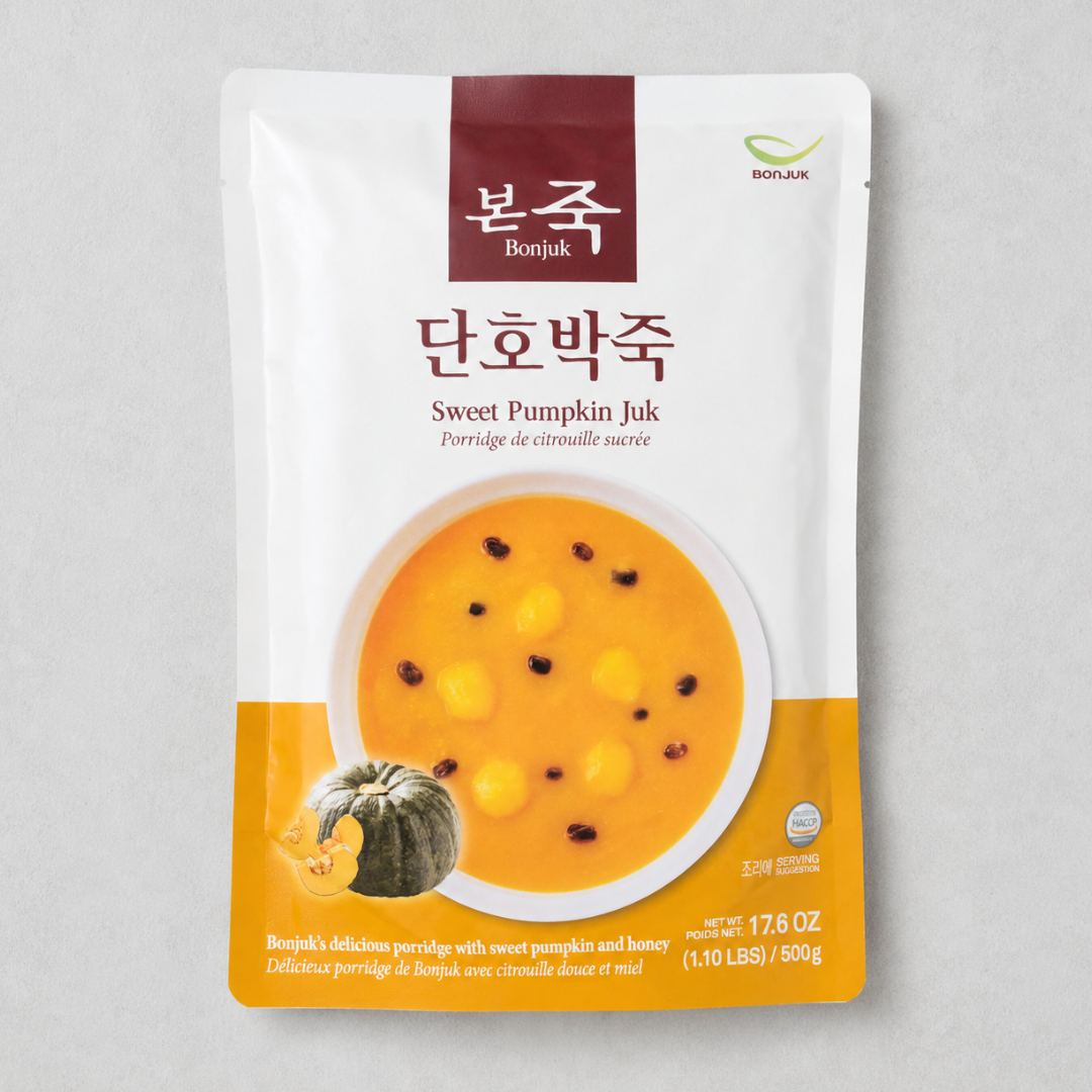 본죽 단호박죽 500G(BONJUK SWEET PUMPKIN PORRIDGE 500G)
