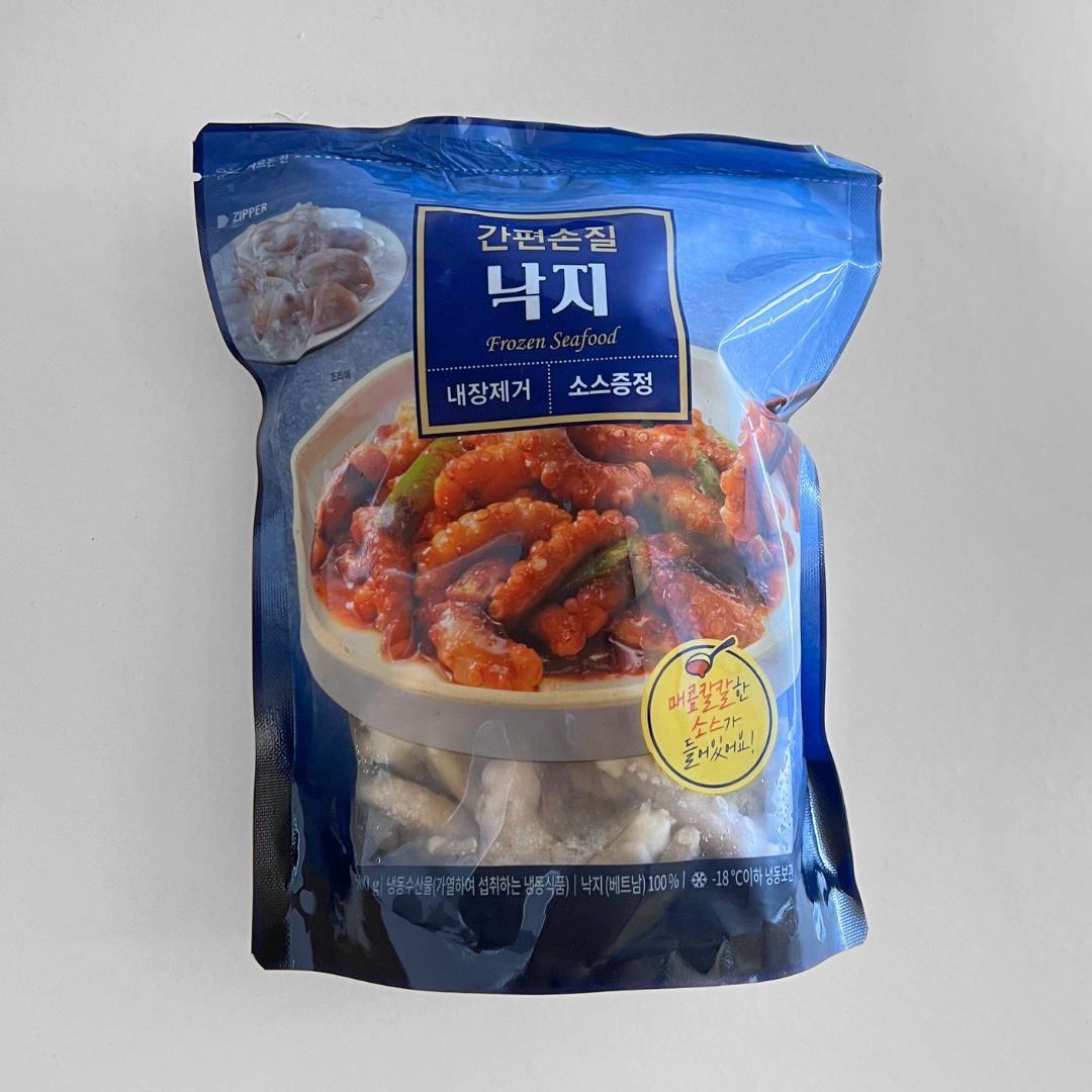 바다팜 간편 손질 낙지 500G(DF Webfoot Octopus 500G)