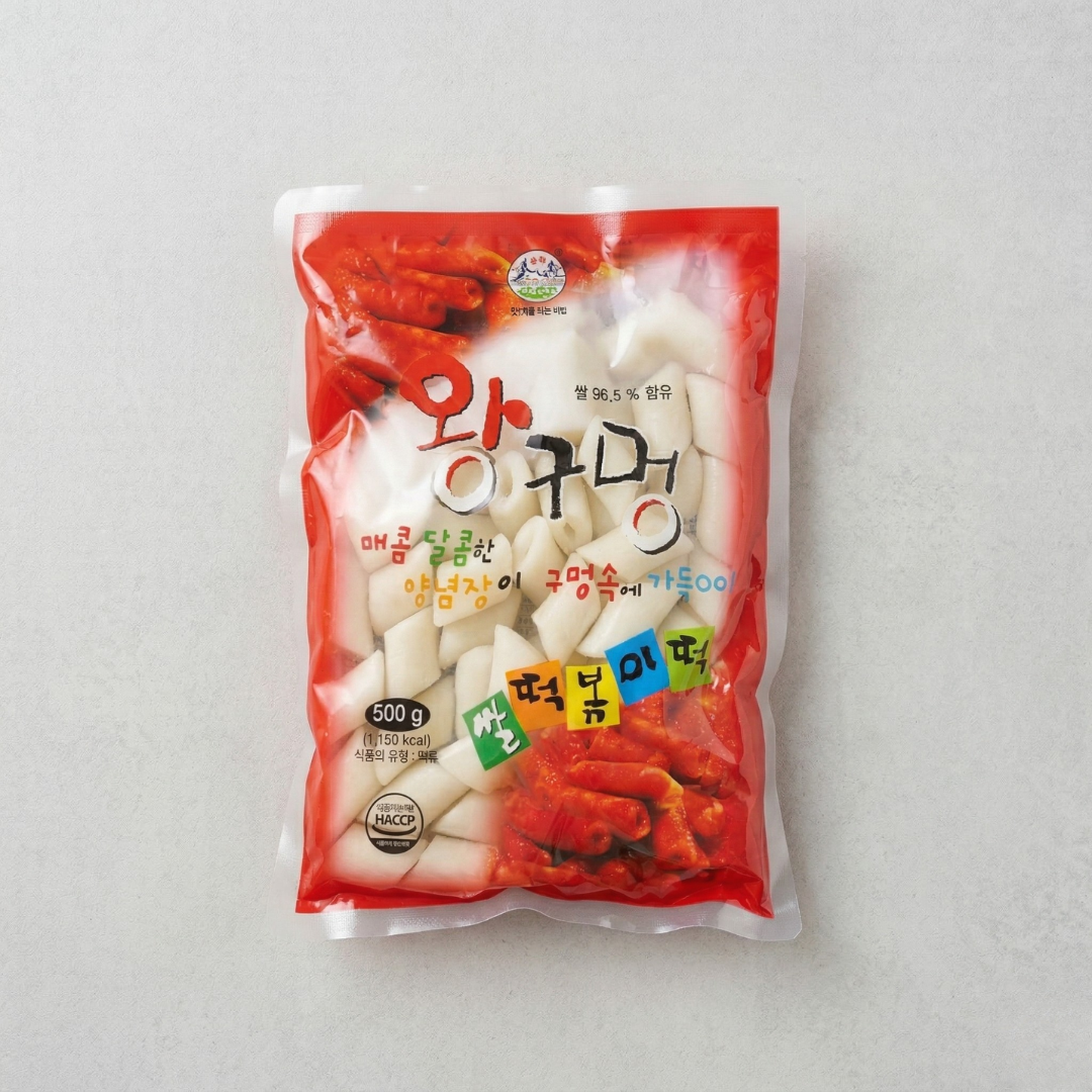 송학 왕구멍 쌀떡볶이떡 500G(SH Rice Cake Stick (hole) 500G)