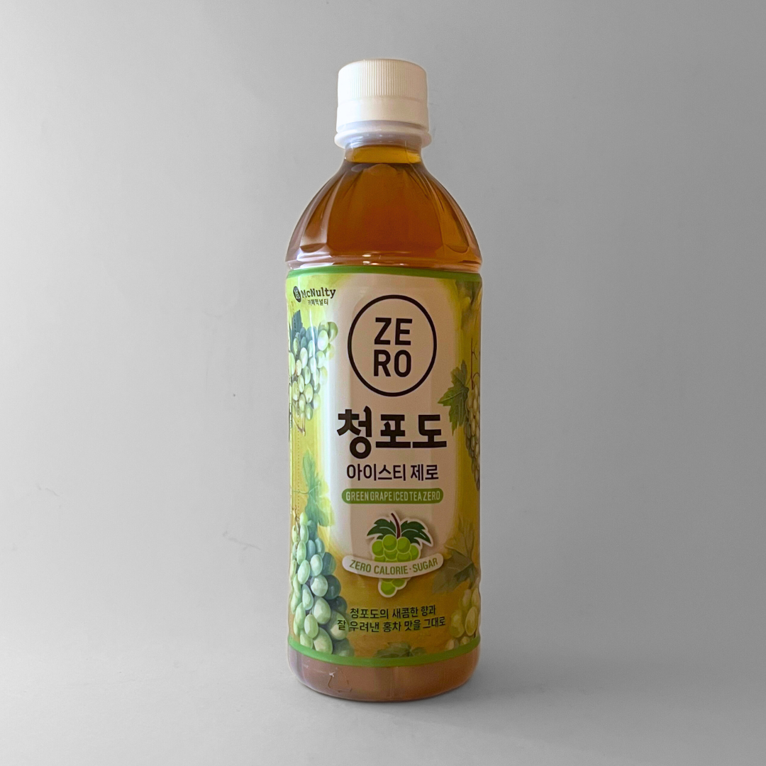 맥널티 청포도 아֊티 제로 500ML(MT冰茶零糖青葡萄500ML)