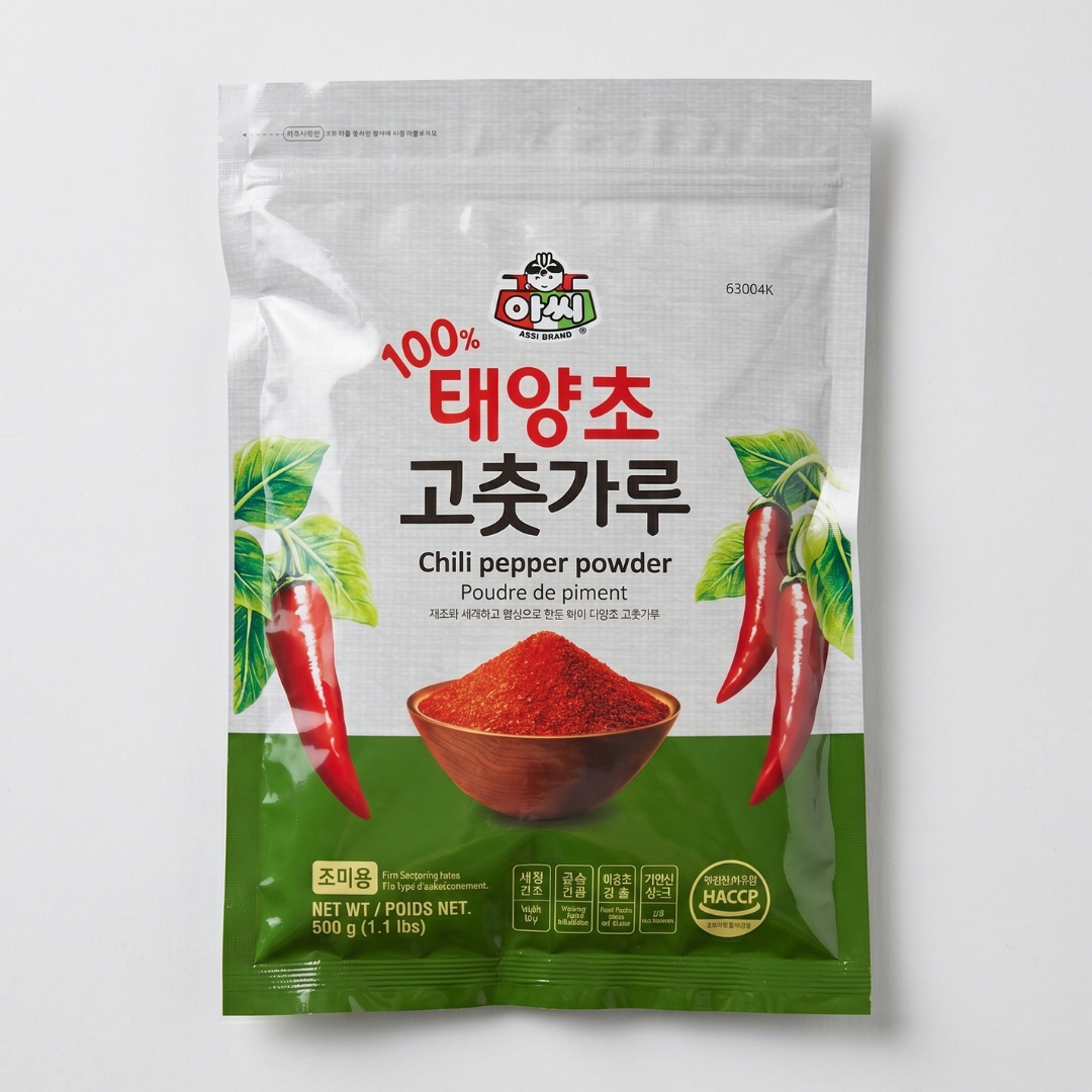 아씨 고춧가루 조미용 500g(Assi Chili Pepper Powder Seasoning 500g)