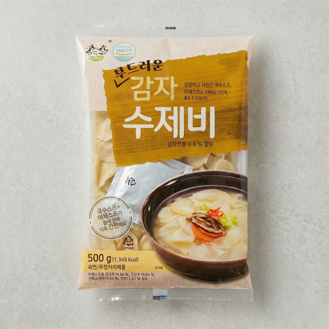 송학 감자수제비 500g(SH Wheat Potato Flakes 500g)