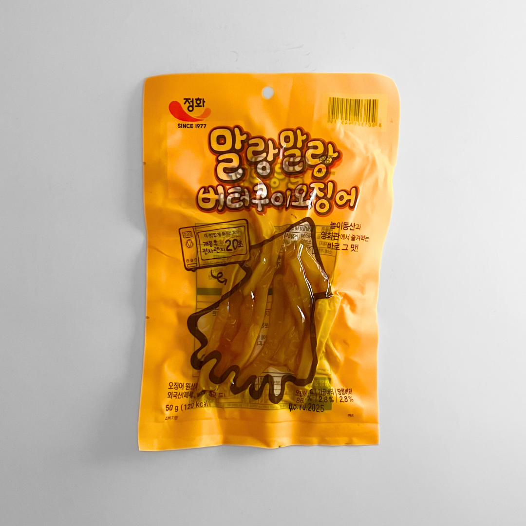 정화 말랑말랑 버터구오징어 50G(JH 黄油鱿鱼干 50G)