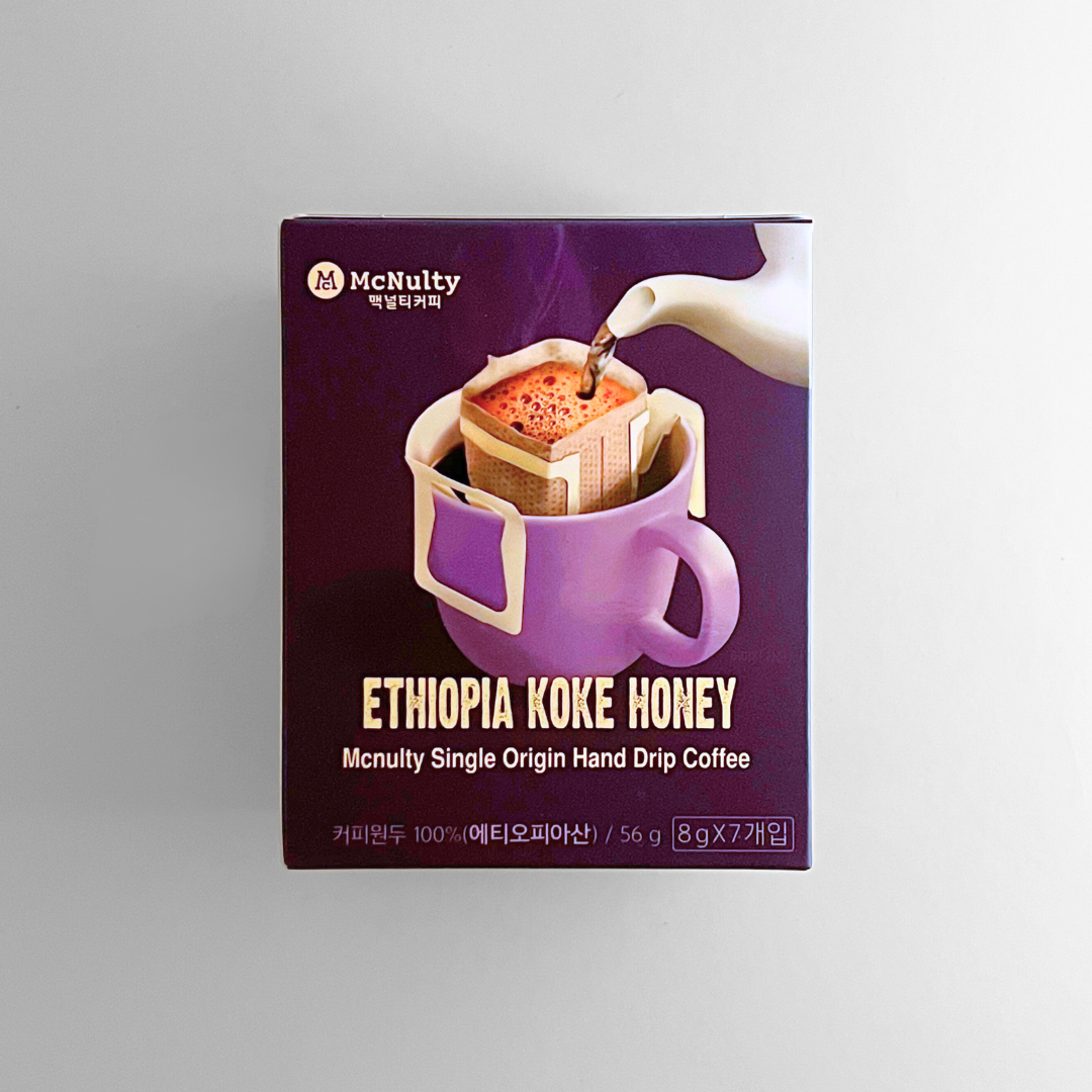 맥널티 드립커피 에티오피아 코케 허니 56G(8G*7)(MT HANDDRIP 埃塞俄比亚 KOKE 蜂蜜 56G(8G*7))