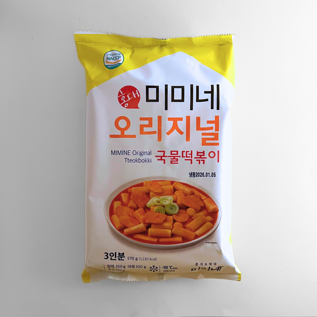 미미네 오리지널 국물떡볶 Been 570G(MM 炒年糕汤原味 570G)