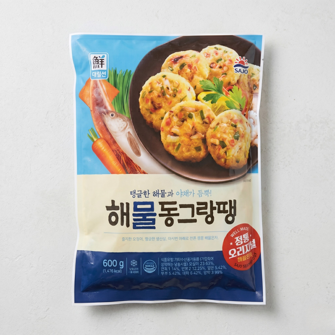 대림 해물동그랑땡 600G(DL VEGETABLE SEAFOOD NUGGET 600G)