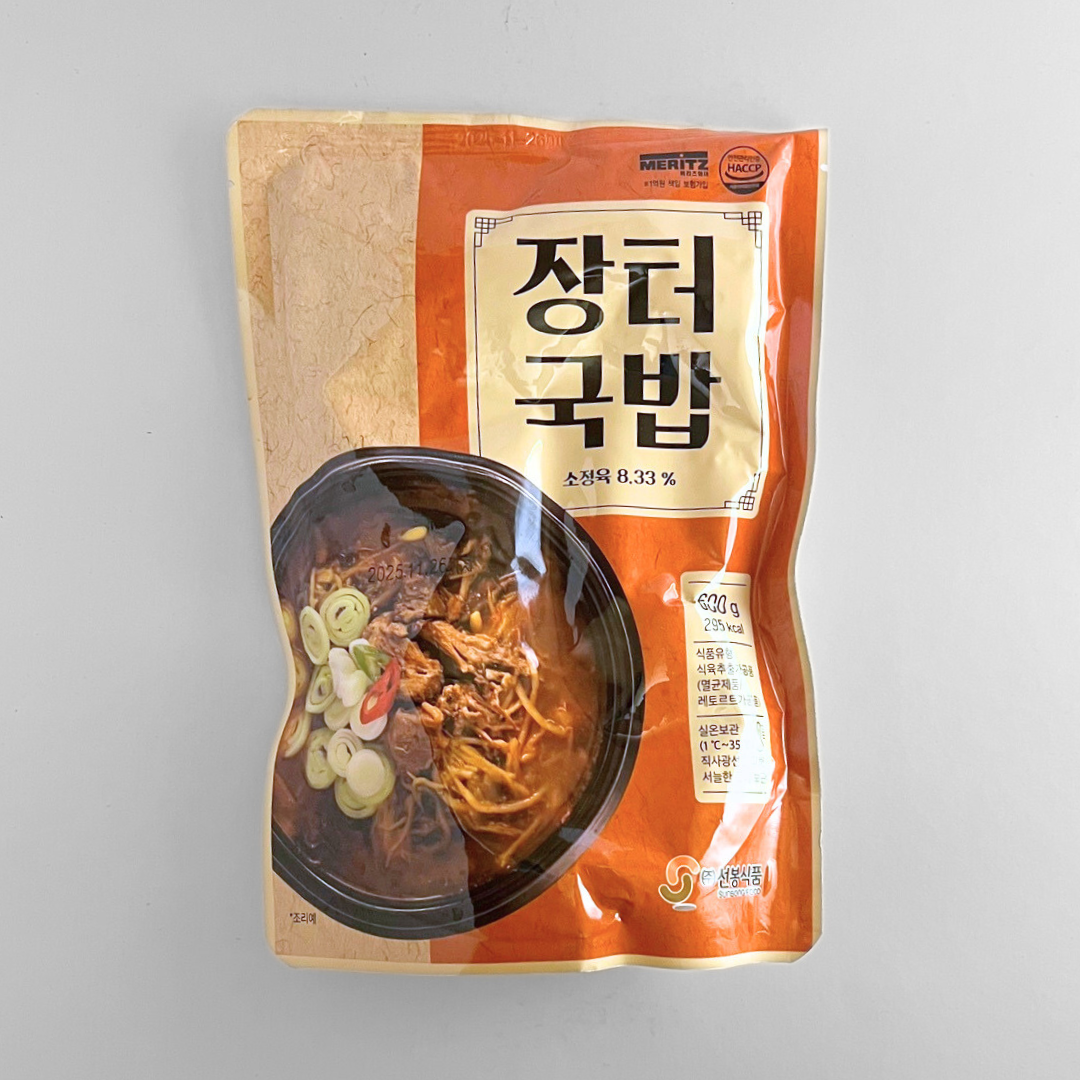 선봉식품 장터국밥 600G(SB韩国传统牛肉汤600G)