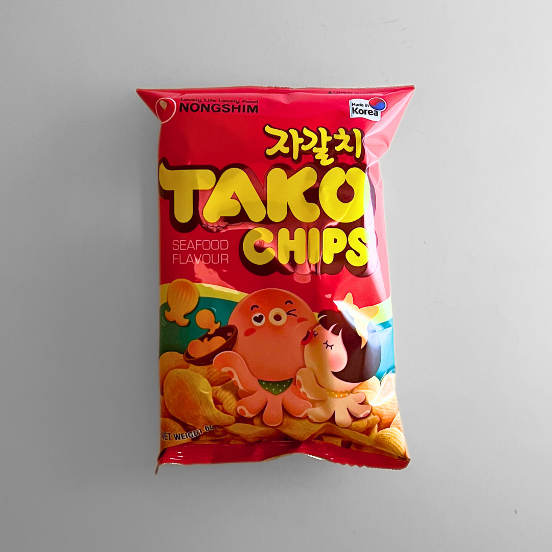 농심 자갈치 60G(NS TAKO CHIPS SEAFOOD FLAVOUR)