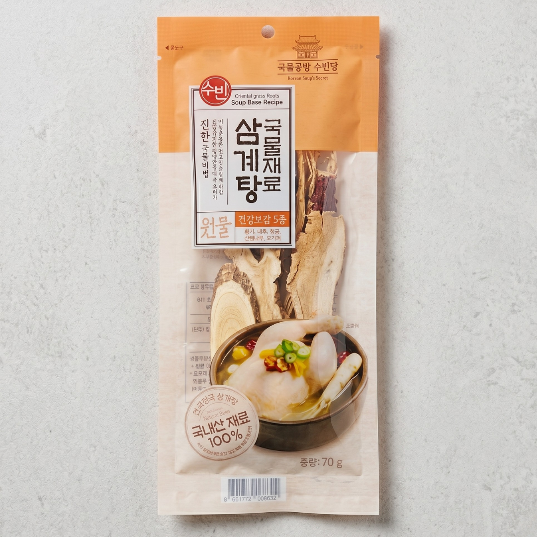 수빈 삼계탕재료 70g(SB Korean Herb for Chicken Soup 70g)