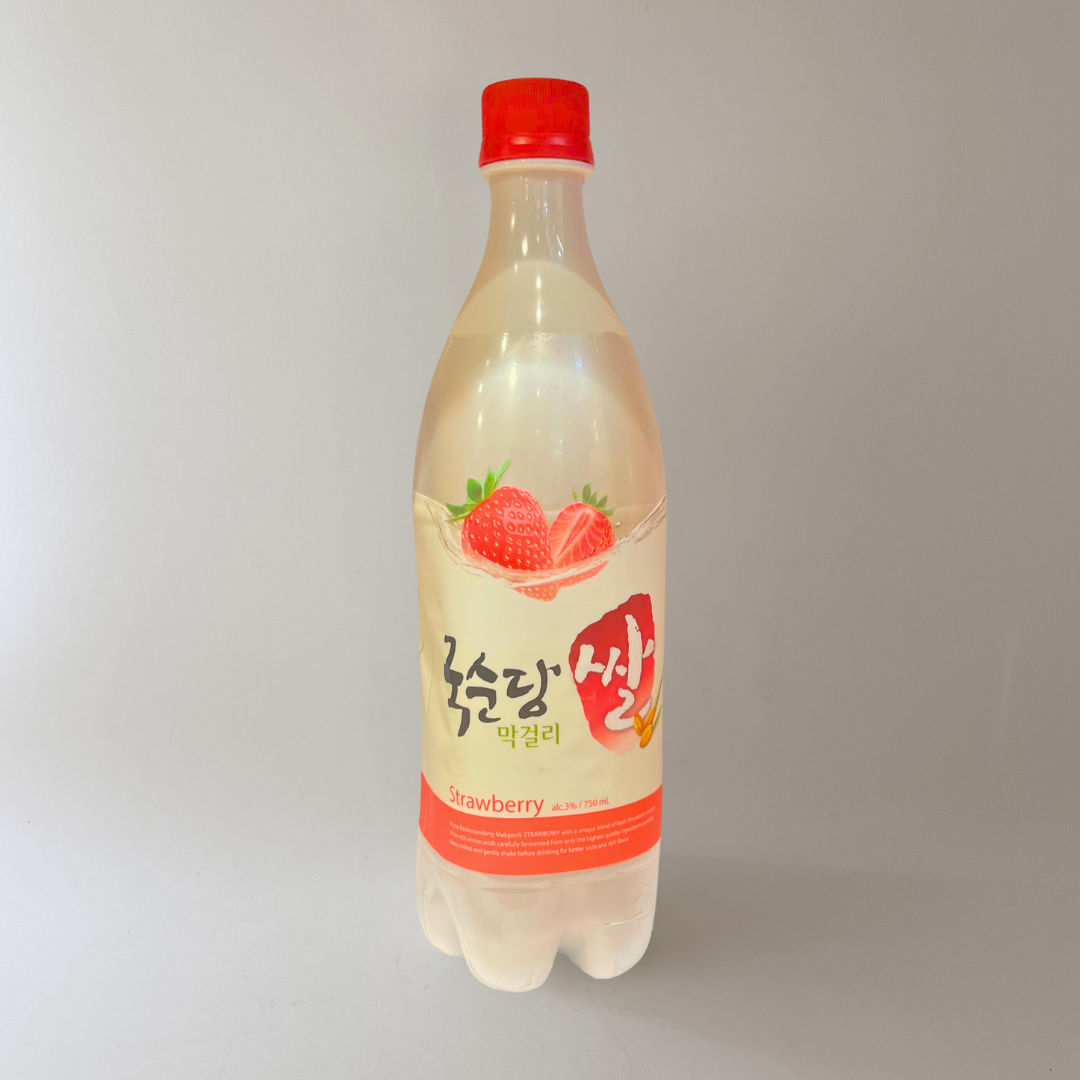 국순당 딸기막걸리 750ml(KSD 米酒 草莓 750ml)