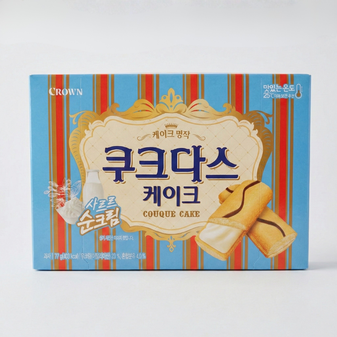크라운 쿠크다스 케이크 77G(Crown Couque Dasse Cake 77G)