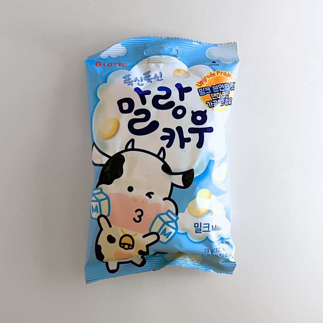 롯데 말랑카우(밀크) 79g(LT 软糖(牛奶) 79g)
