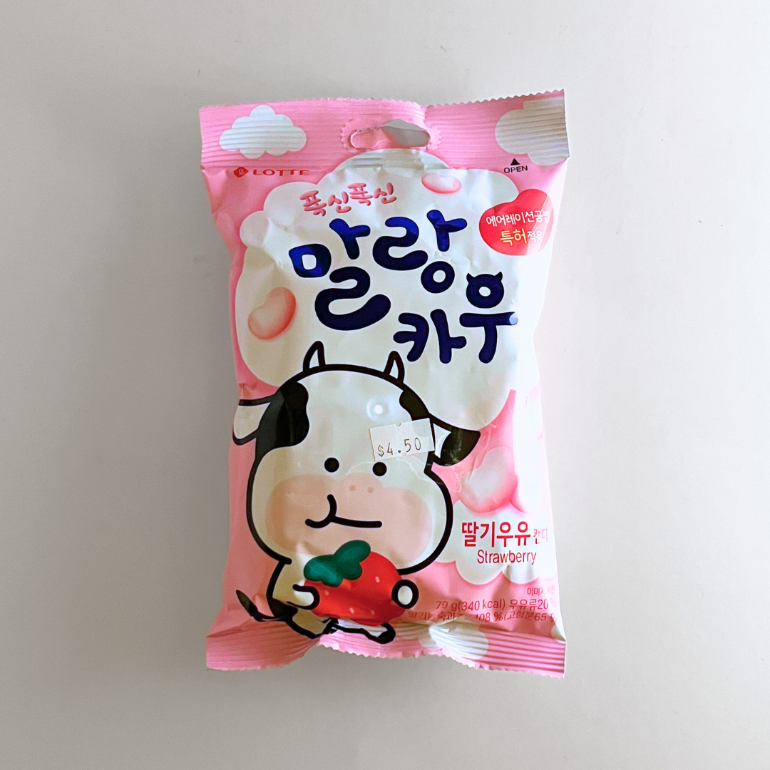 롯데 말랑카우(딸기) 79g(LT 软糖(草莓) 79g)