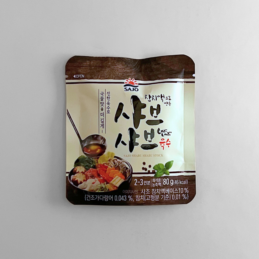 사조 참치액으로만든 샤브샤브육수 80G(SJ ShabuShabu Stock 80G)