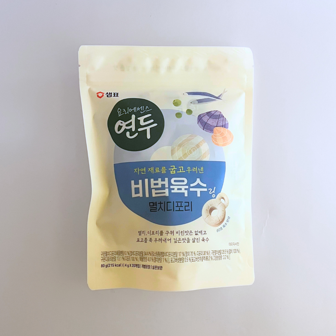 샘표 연두링 멸치디포리 80G(SP YONDU COIN 凤尾鱼汤 80G)