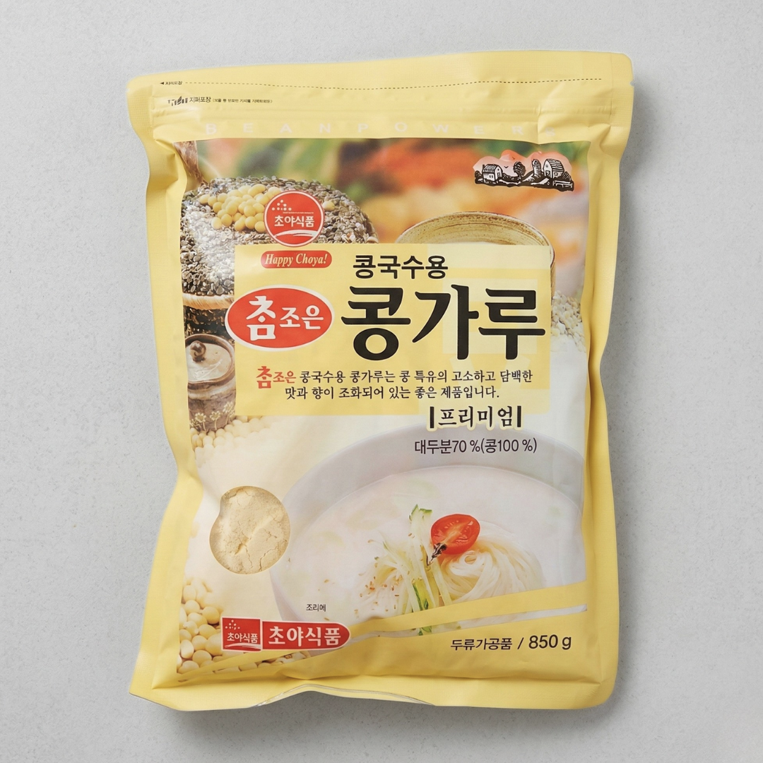 초야 콩국수용 콩і루 850g(蝶谷炒黄豆粉 850g)