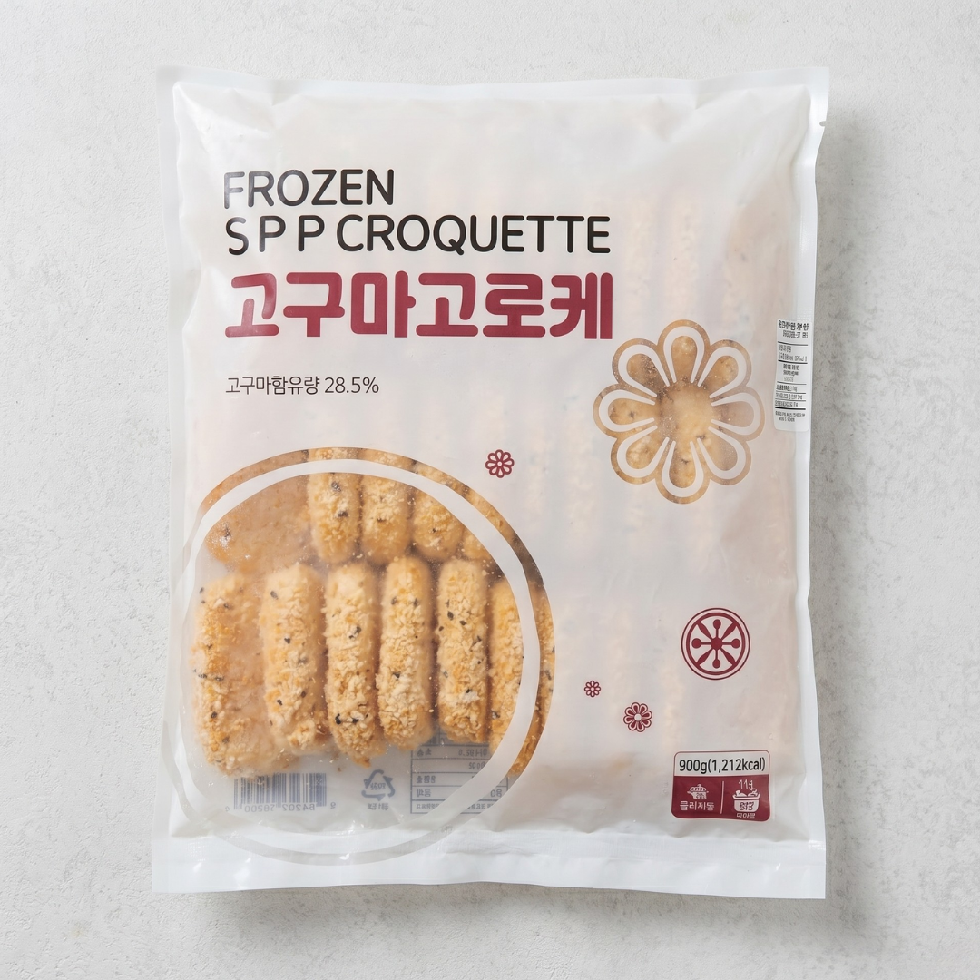 봉쉐프 고구마 고로케 900G(B CHEF SWEET POTATO CROQUETTE)
