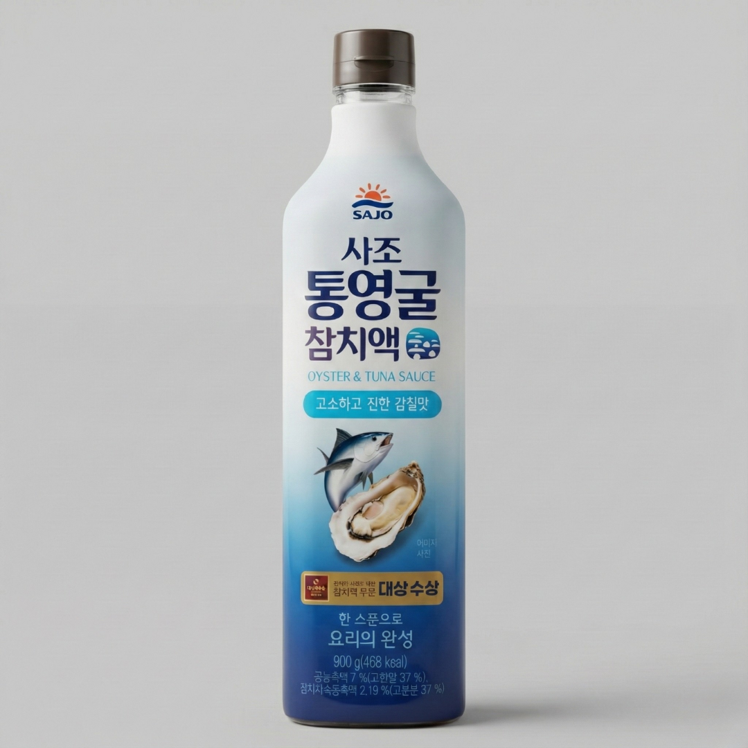 사조 통영 굴 참치액 900ML(SAJO TONGYOUNG OYSTER TUNA FISH SAUCE 900ML)