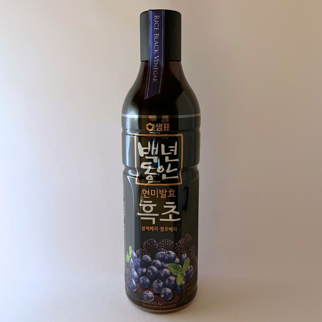 샘표 흑초 블랙베리 블루베리 900ML(SP醋饮料黑莓&蓝莓)