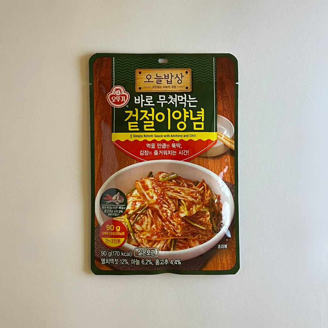 오뚜기 바로무쳐먹는 겉절양념 90G(OTG 泡菜酱 90G)