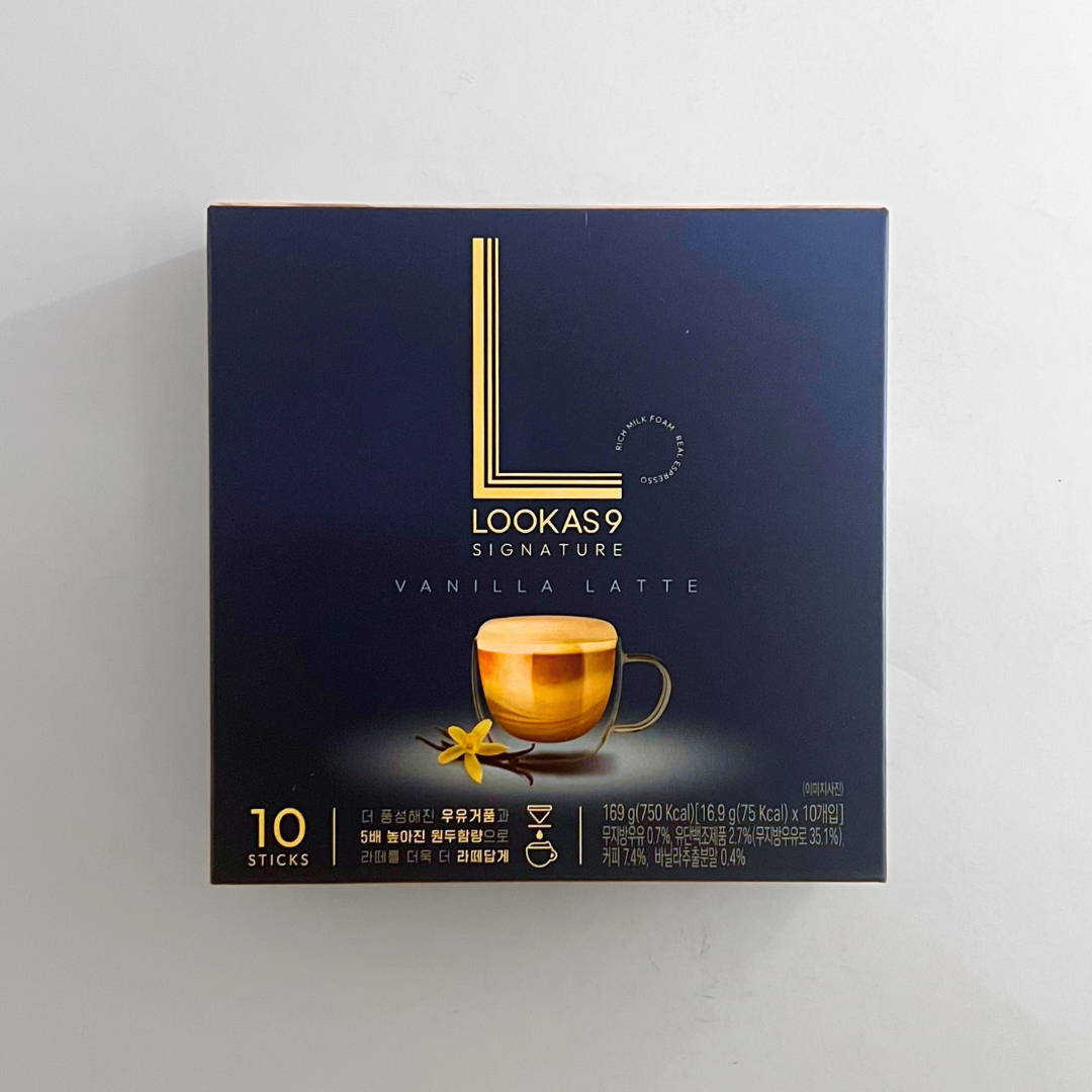 남양 루카스9 바닐라라떼 16.9g*10T(NY Lookas9 香草拿铁 16.9g*10T)